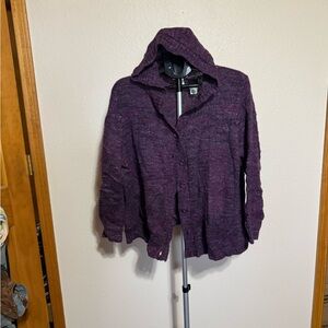 Dressbarn Deep Purple Knit Sweater